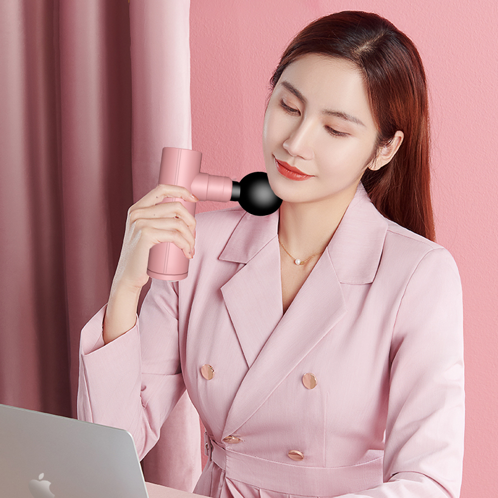 빼다 슈퍼미니 마사지건 BDA-M100 4종헤드 파우치세트 경량 휴대용 무선 진동 안마기 - 상세 이미지 3