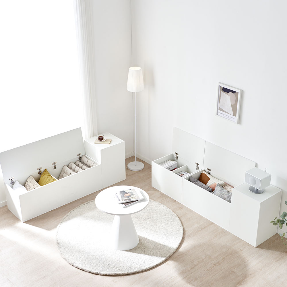 핸디 거실 현관 1200 수납 벤치 수납장 소파