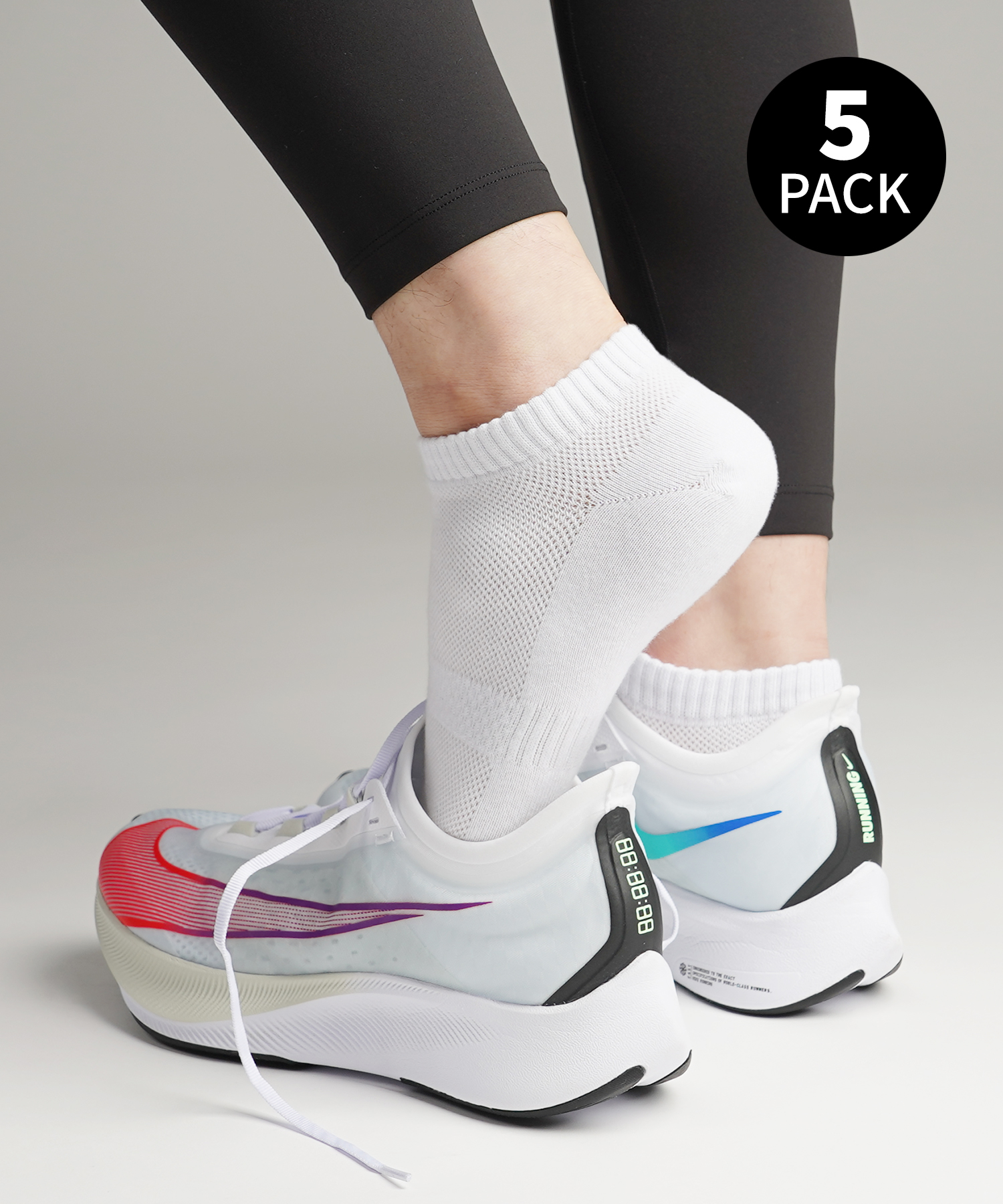 5켤레 데오프리 쿨 메쉬 발목 스니커즈 발냄새 소취기능 남자 빅사이즈 양말 N배송