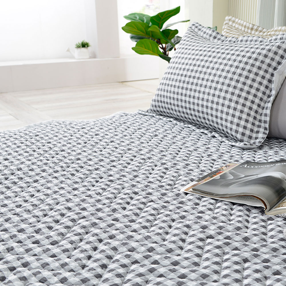 순면 침대패드 고정밴드 매트리스패드 사계절 ss 차콜