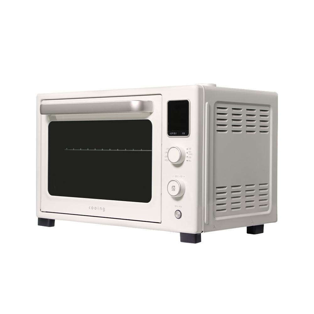 쿠잉 컨벡션스팀오븐 CON-S32 미니오븐기 가정용 에어프라이어 제과제빵 크림