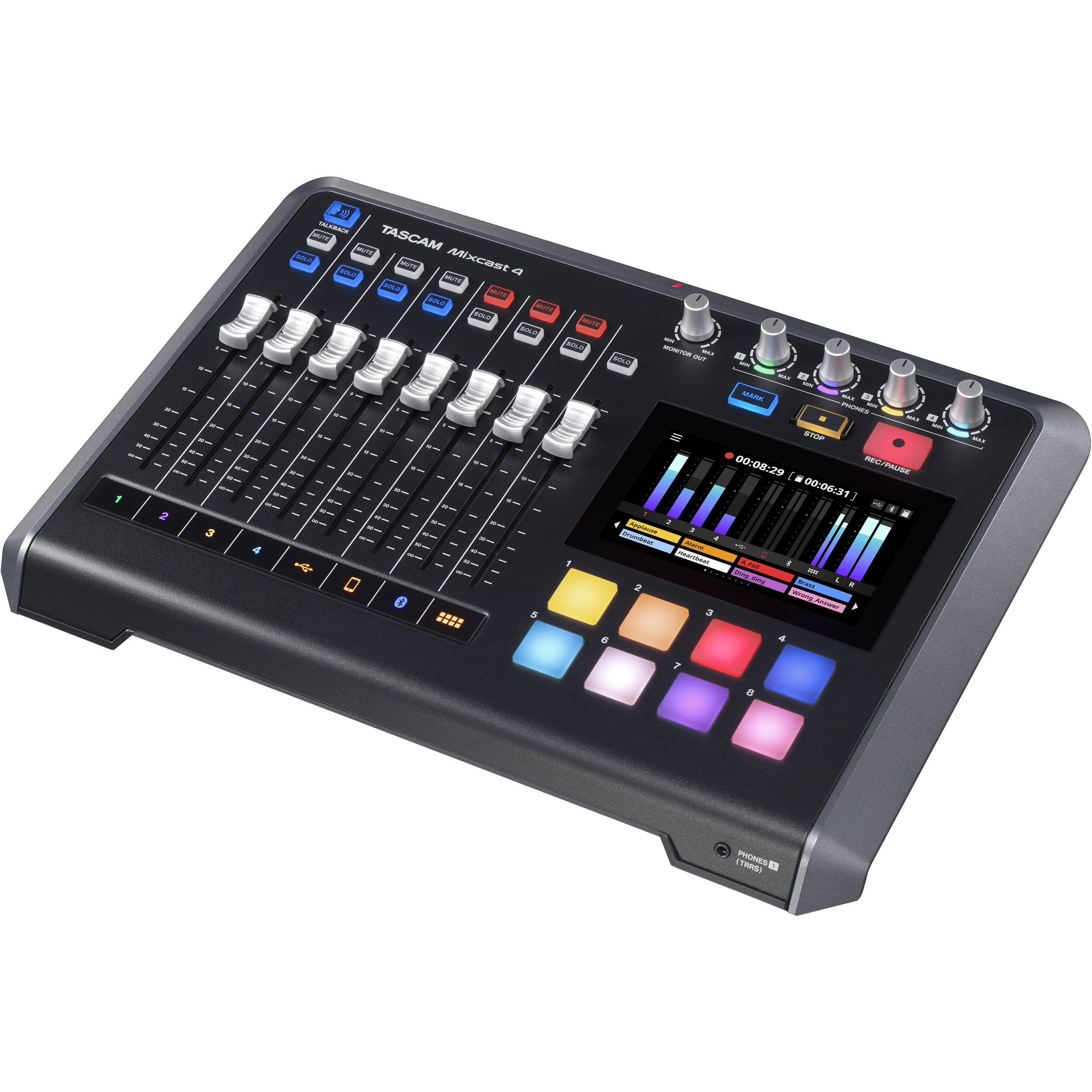 TASCAM Mixcast4 타스캠 믹스캐스트4 방송용 오디오 믹서 인터페이스 - 상세 이미지 3