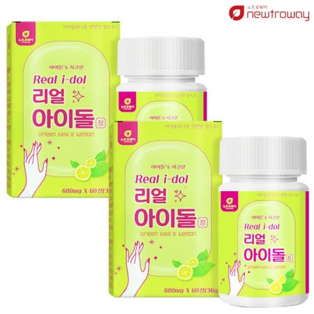 [뉴트로웨이] 리얼 아이돌정 600mg x 60정 x 2박스 2개월분 (복수구매)