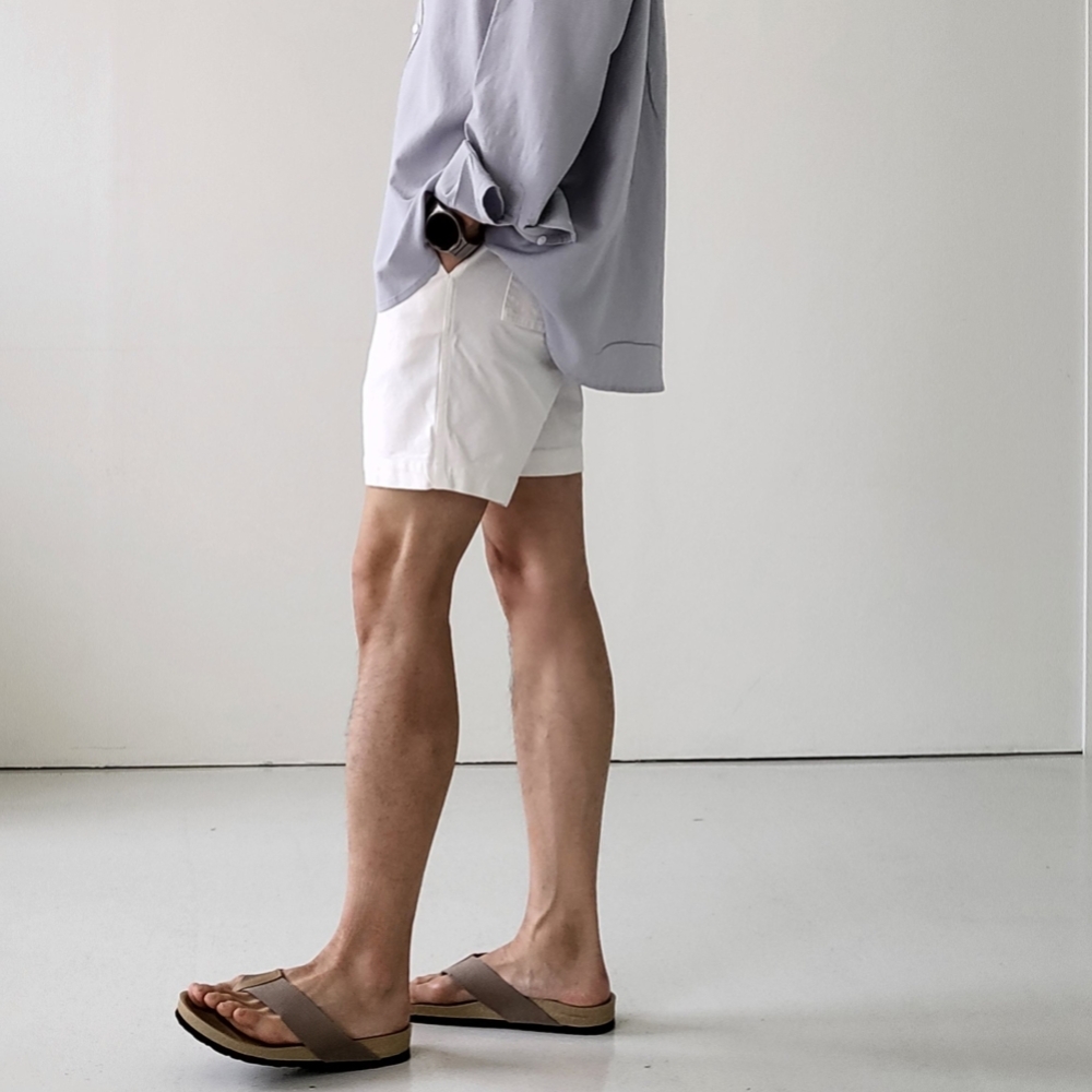 남자반바지 밴딩 스판 면바지 남자반바지슬랙스