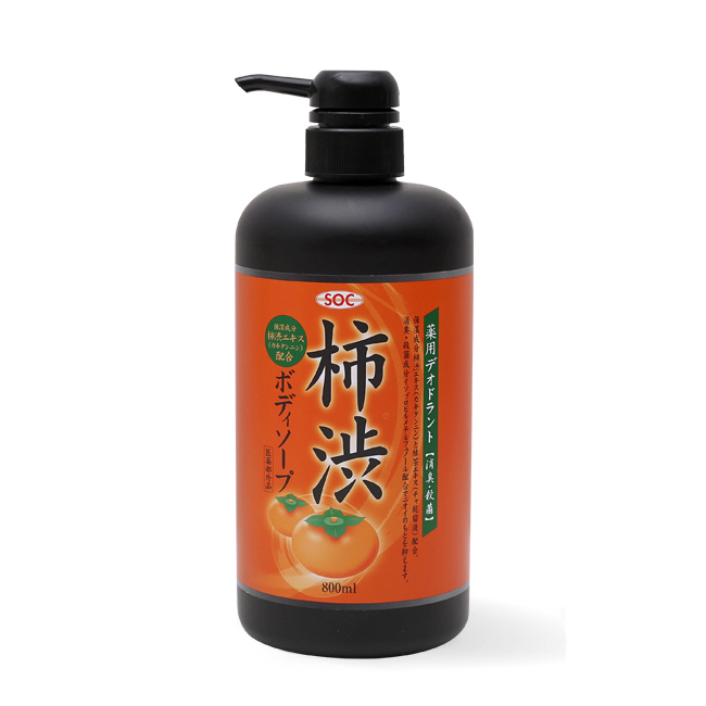 일본SOC 감 바디클렌저(500ml) 탄닌성분 정화 탈취효과 - 메인 이미지