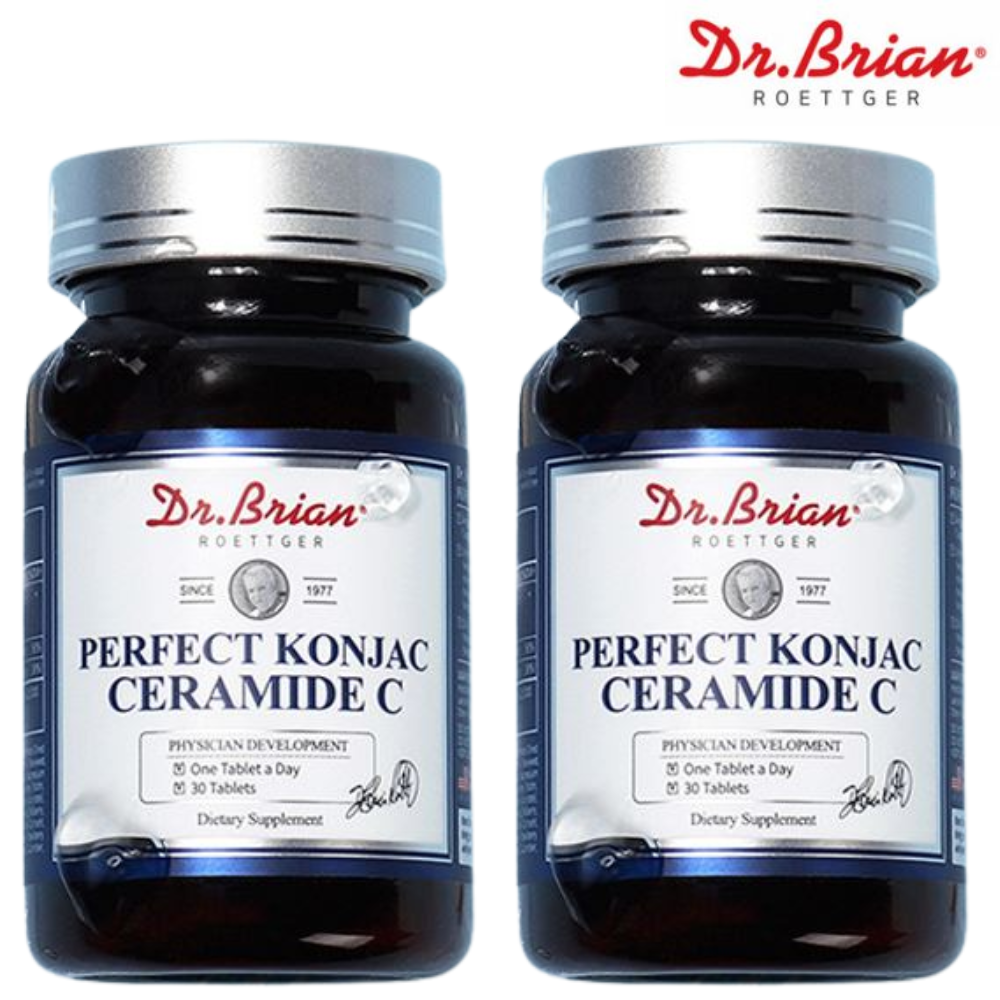 닥터브라이언 곤약 글루코실 세라마이드 900mg 30정 x2병 2개월 곤약감자 추출물 제품 이미지