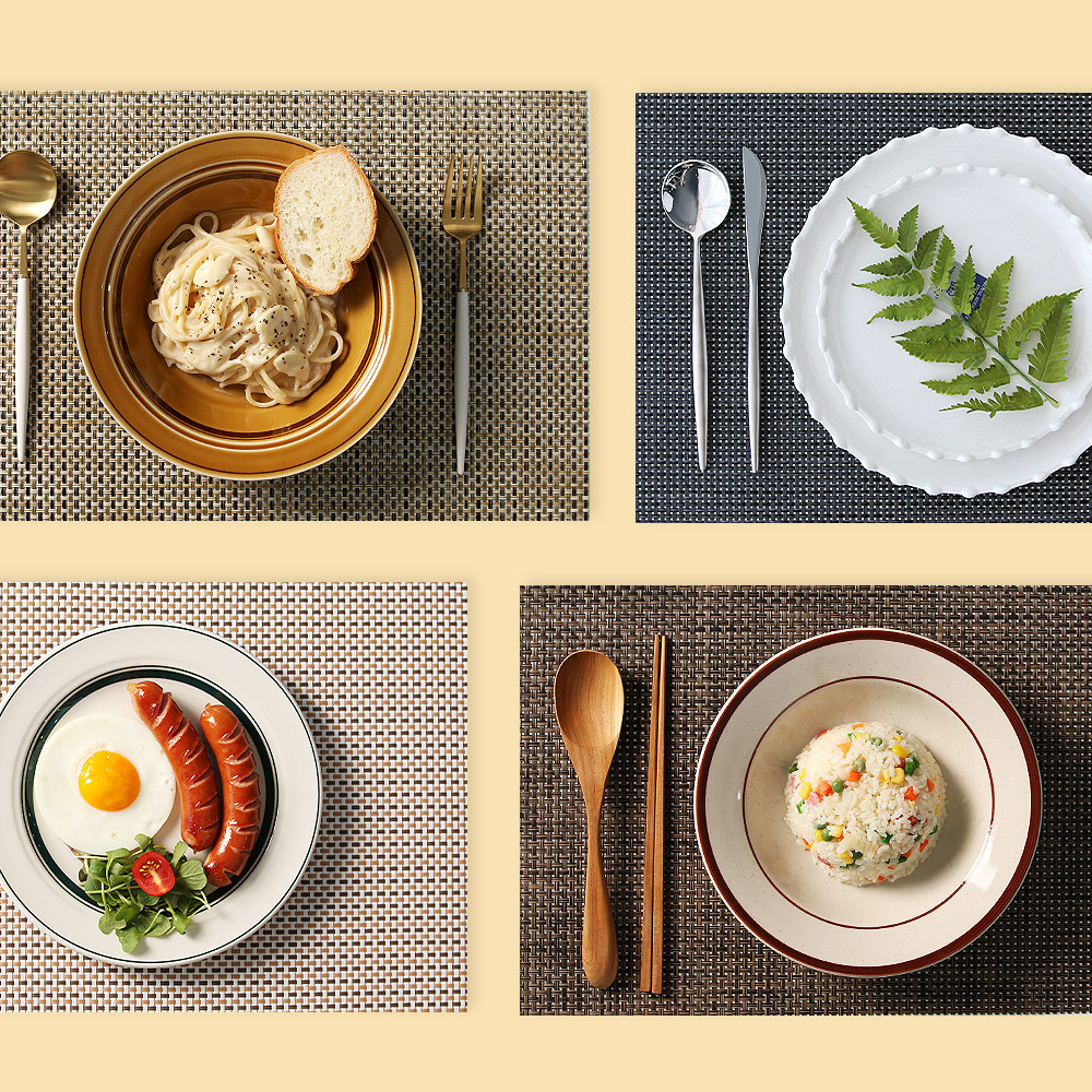 식탁매트 자개 테이블 런천 보호 원목 유리대체 대용 식탁위에까는거 상판 호텔식