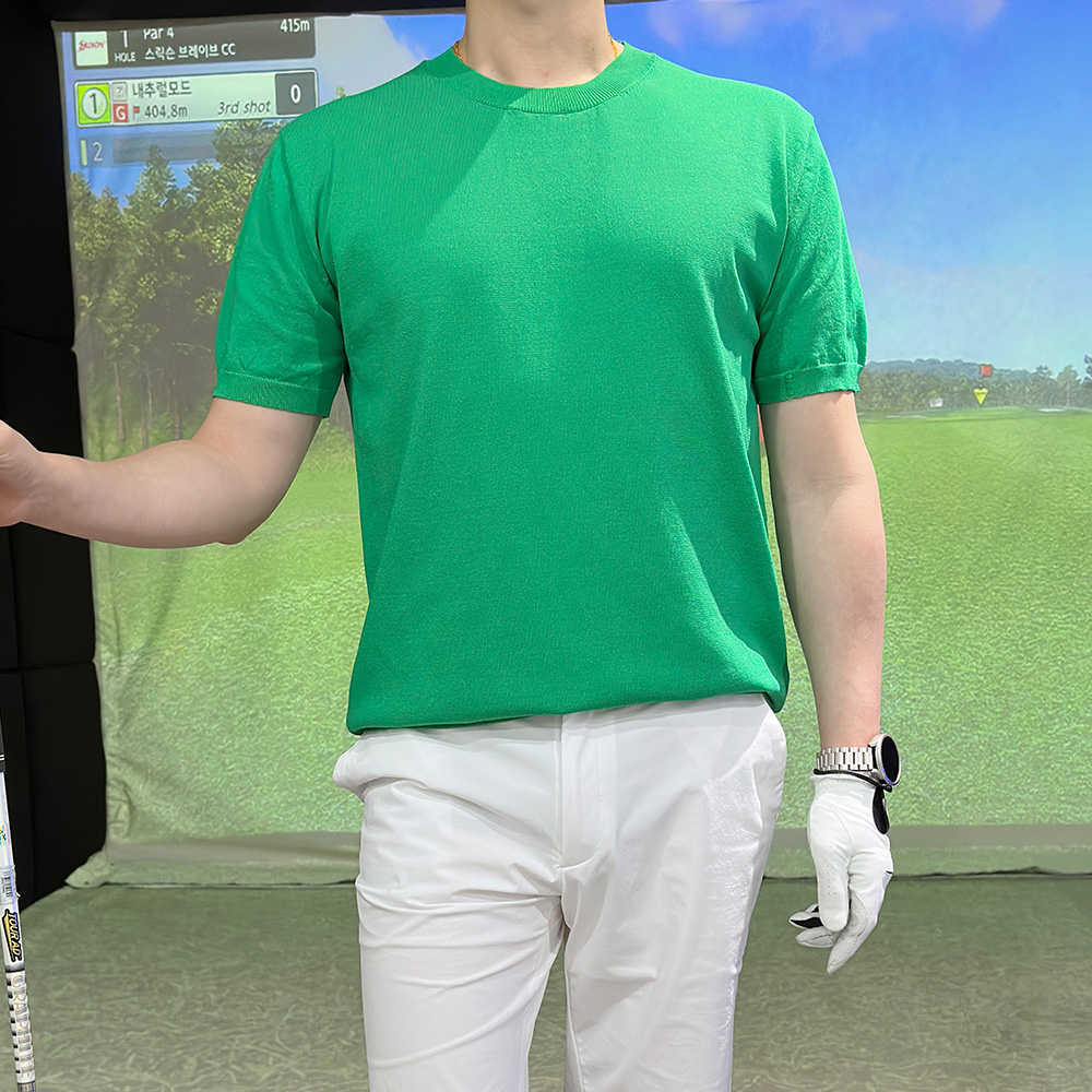 남자골프웨어상의 골프라운드티 골프연습복