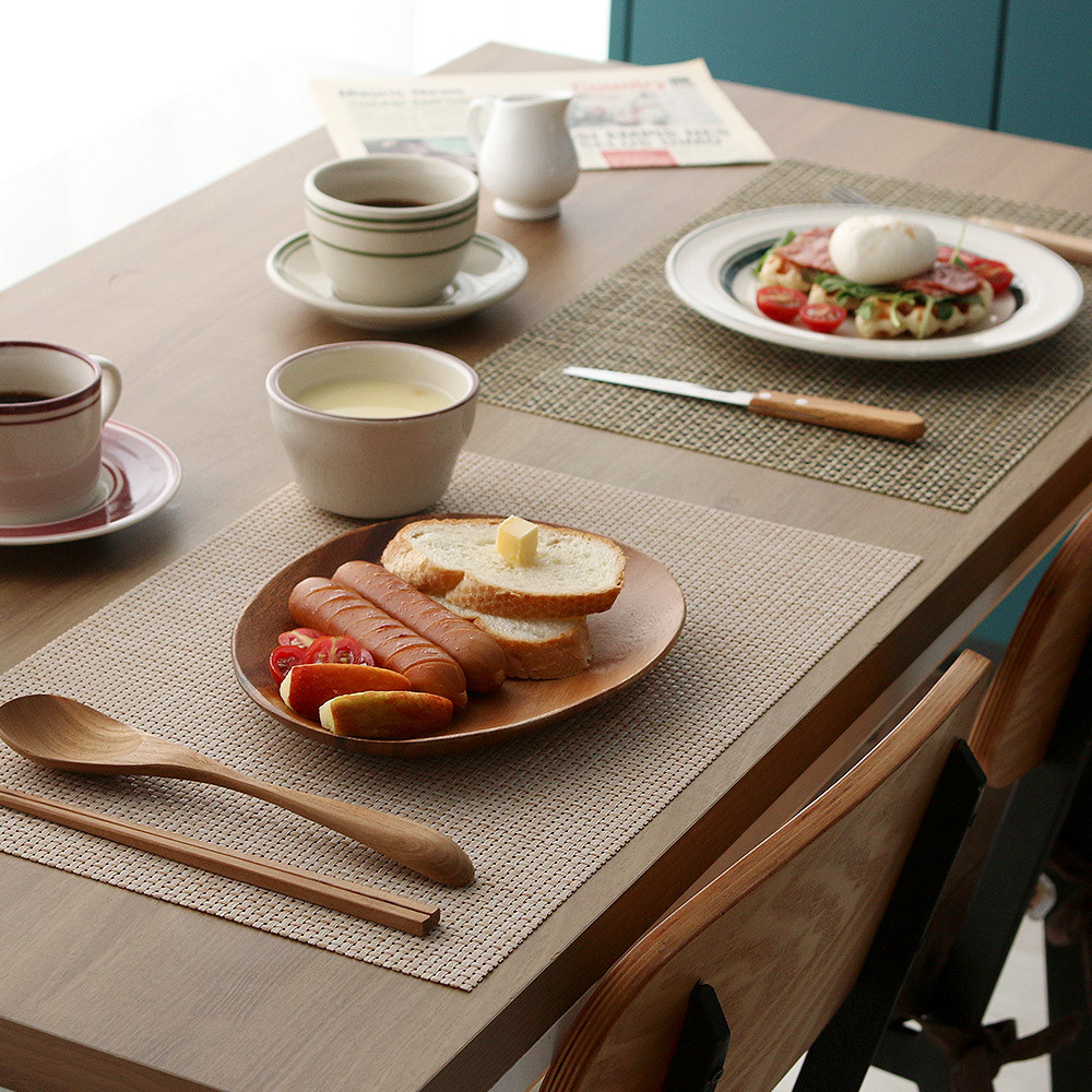 식탁매트 자개 테이블 런천 보호 원목 유리대체 대용 식탁위에까는거 상판 호텔식