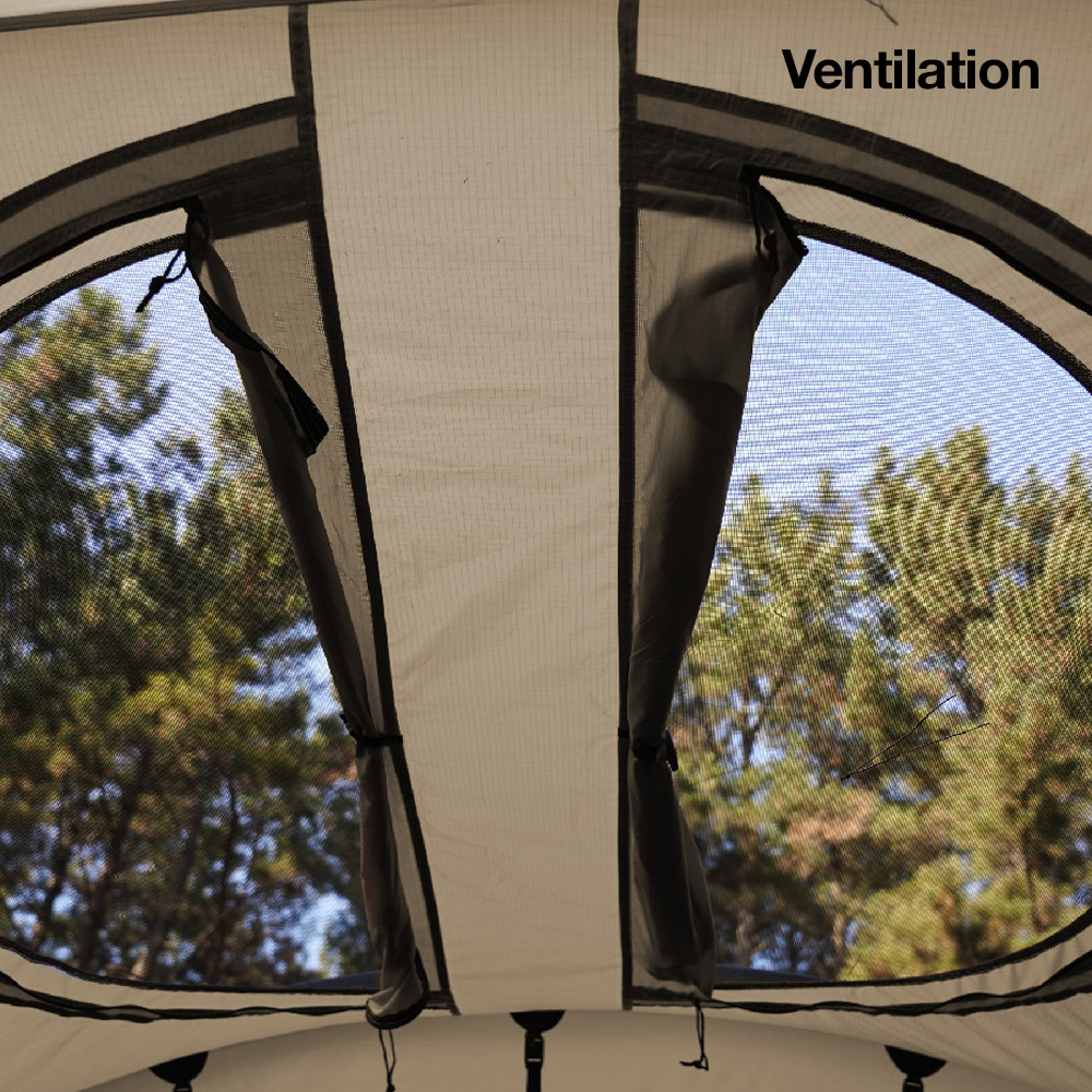 지프 배럭 라이트 텐트 터널형 캠핑텐트 방수 대형 장박