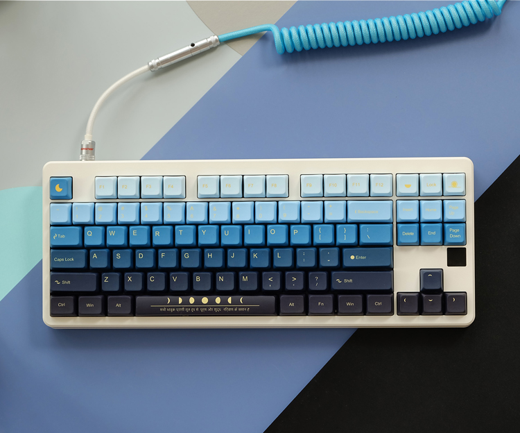 Moonrise 키캡 프리미엄 디자인 한무무 XDA PBT 기계식 키보드 월출 키캡 - 상품 이미지