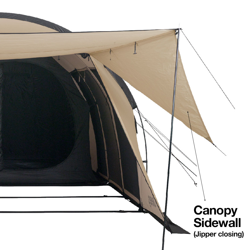 지프 배럭 라이트 텐트 터널형 캠핑텐트 방수 대형 장박