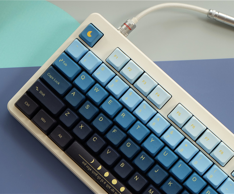 Moonrise 키캡 프리미엄 디자인 한무무 XDA PBT 기계식 키보드 월출 키캡 - 상세 이미지 3