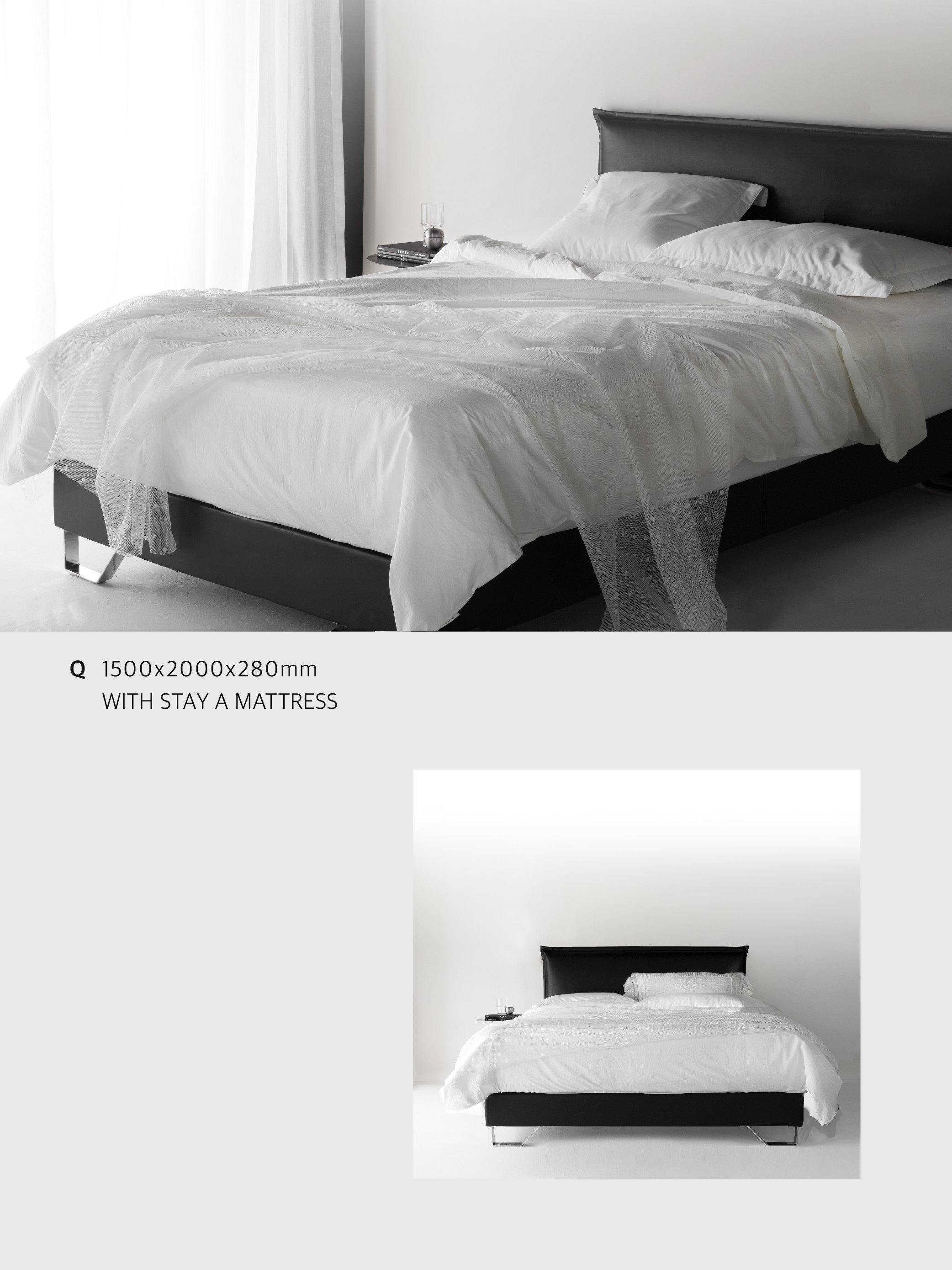 [플로트] 헤드보드-레더 (Q)150cm - 상세 이미지 2