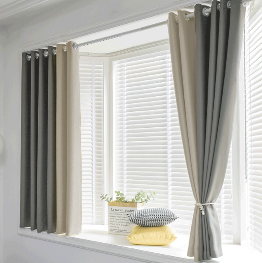 암막 커튼 민자형 볼륨 안방드레스룸 호텔식 3중 먼지없는 양면 작은창 2장