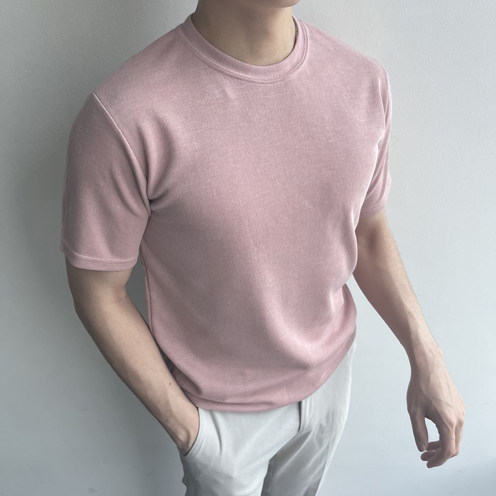 1+1 남자흰티 무지머슬핏 이미지 2