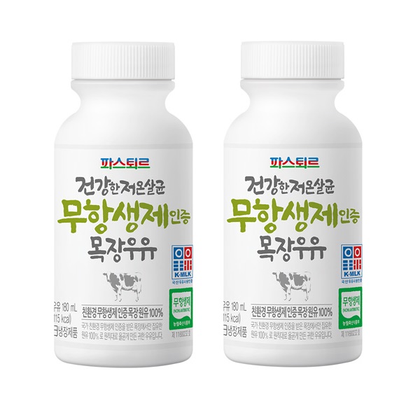 파스퇴르 무항생제 산양단백질우유 180ml 10개 이미지 3
