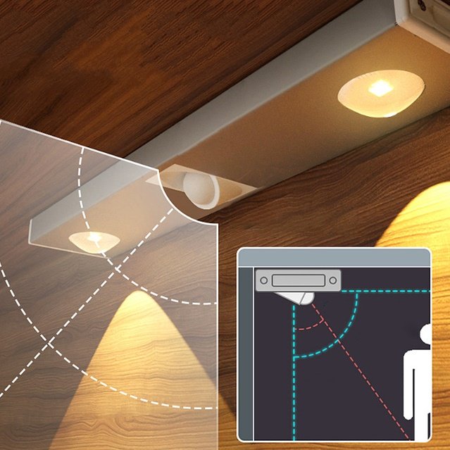 부착식조명 부착 장식장조명 진열장조명 밝기조절무드등