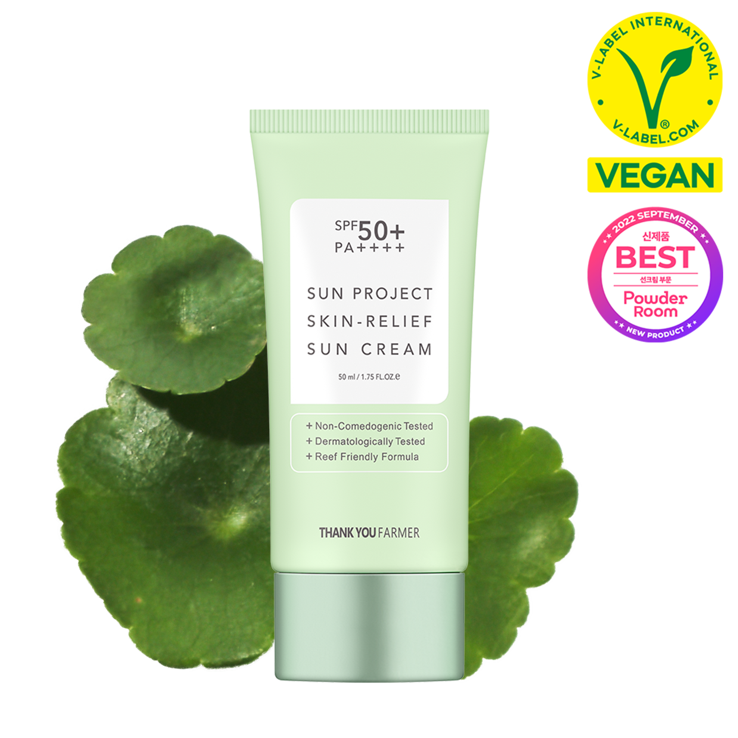 땡큐파머 선 프로젝트 스킨 릴리프 선크림 50ml /SPF50+ PA++++ 이미지 2