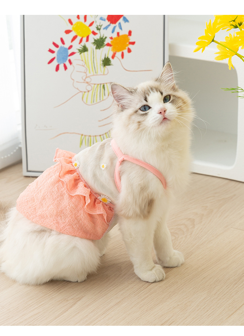 강아지 나시 여름 옷 고양이 쿨링티 반려견 소형견 중형견 망사티 이미지 8