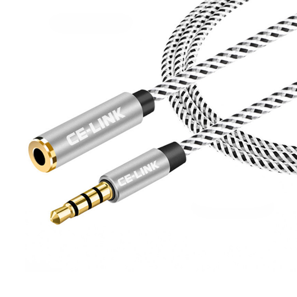 씨링크 3.5 mm 형 4극 오디오 마이크 연장 케이블 이어폰 연장선 스피커 - 상품 이미지