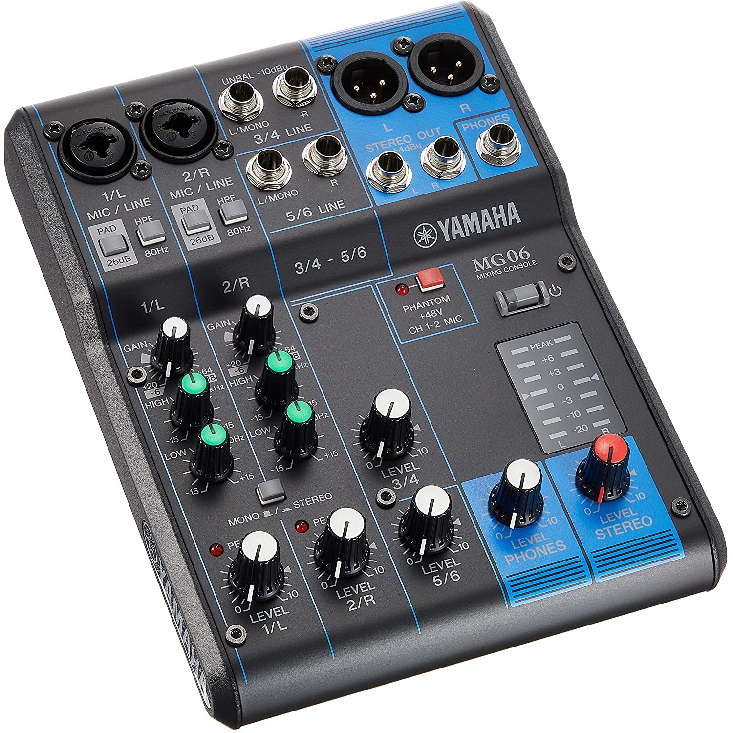 YAMAHA MG06 야마하 6채널 아날로그 오디오 믹서 - 상세 이미지 2