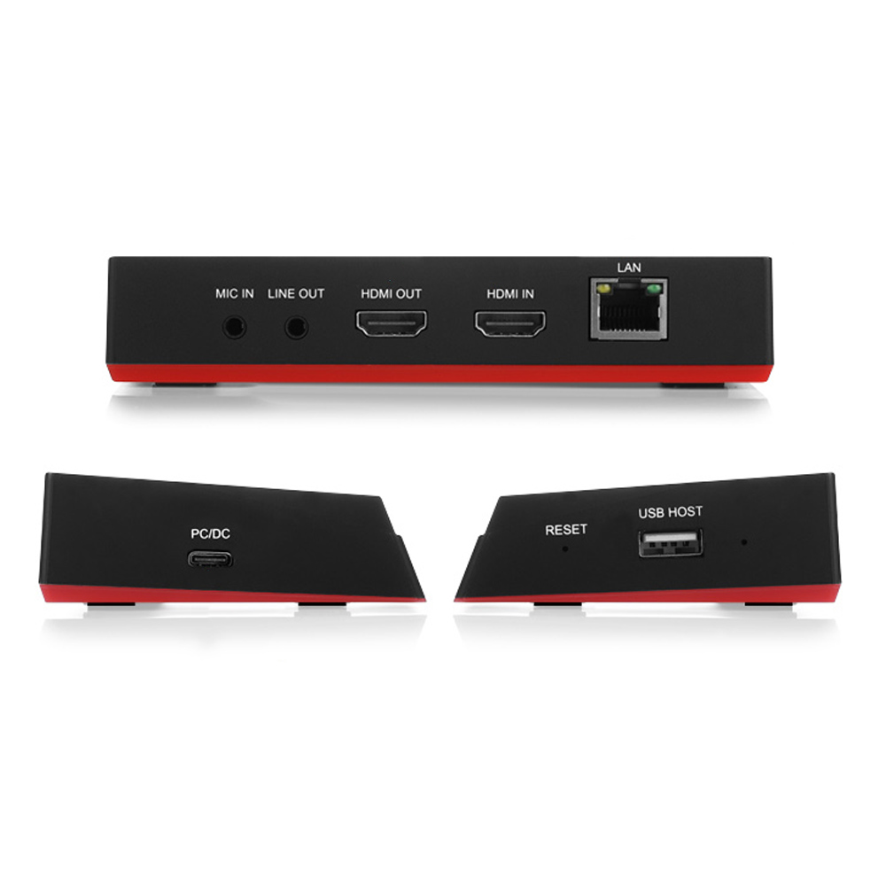 4K HDMI 외장형 캡쳐보드 LAN포트 스트리밍 지원 영상 녹화 비디오 캡쳐카드