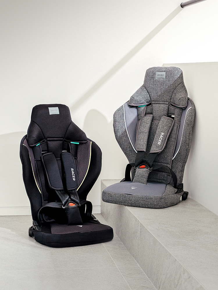 폴레드 레이서 휴대용 토들러 주니어 카시트 ISOFIX / 파우치+목베개