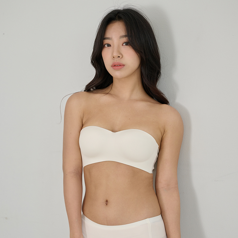 힙핑크 로즐리 하프컵 노와이어 브라팬티세트 이미지 3