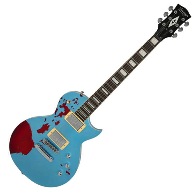 스윙기타 MLP-100R 일렉 기타 - Blue Cherry - 상품 이미지