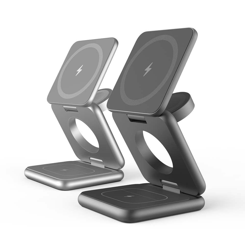 니케 맥세이프 충전기 3in1 무선충전기 아이폰 애플워치 에어팟 Squarewon