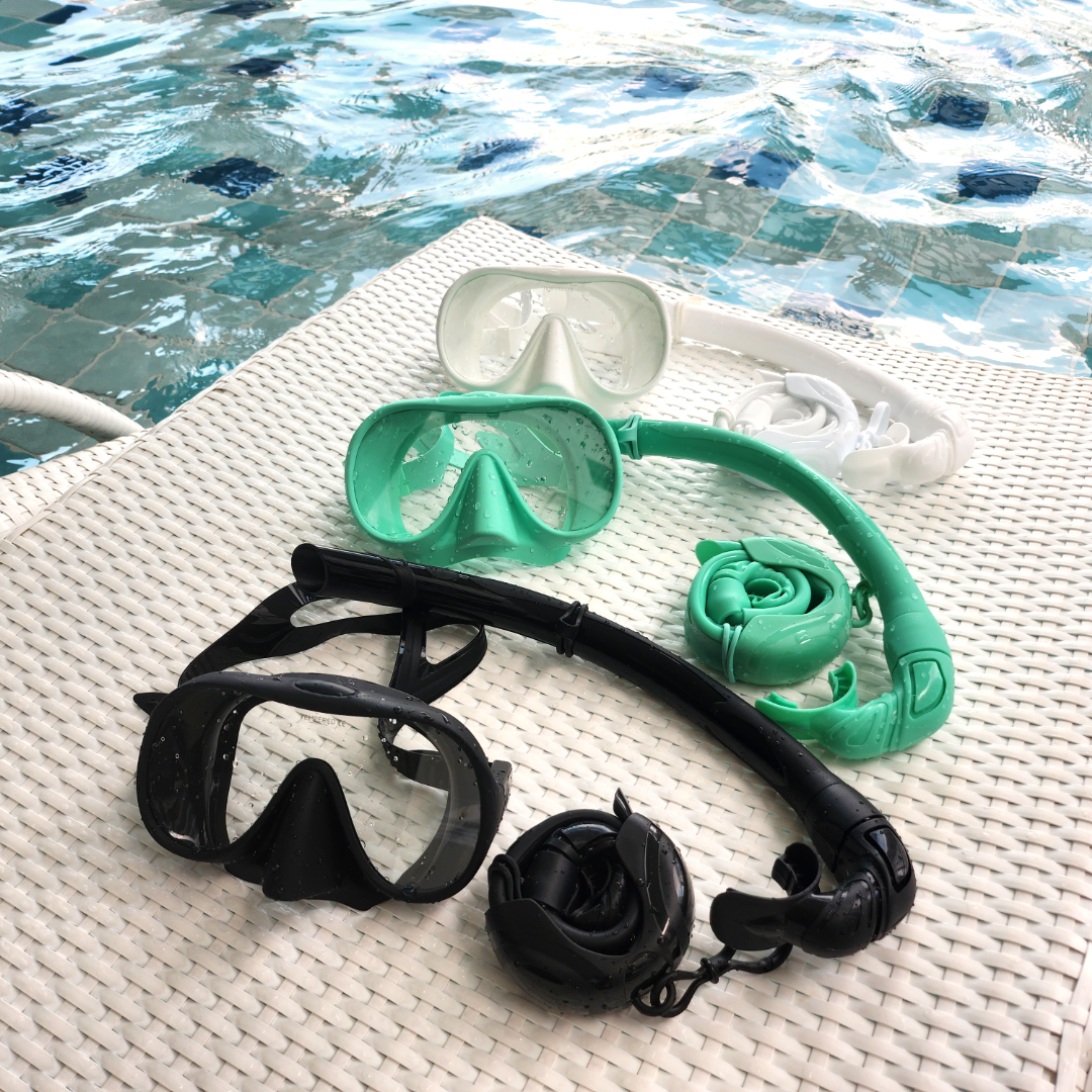 올팜 소프트 스노쿨링 마스크 스노클링장비 프리다이빙 스노클물안경 상세 이미지 7
