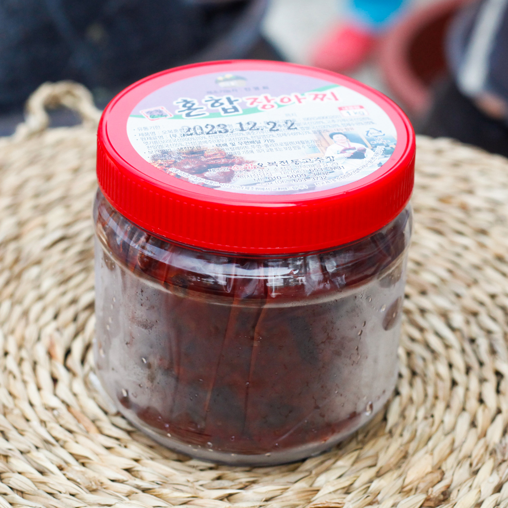 6종 혼합 장아찌 모듬 순창 진영희 1kg, 1개 이미지 7