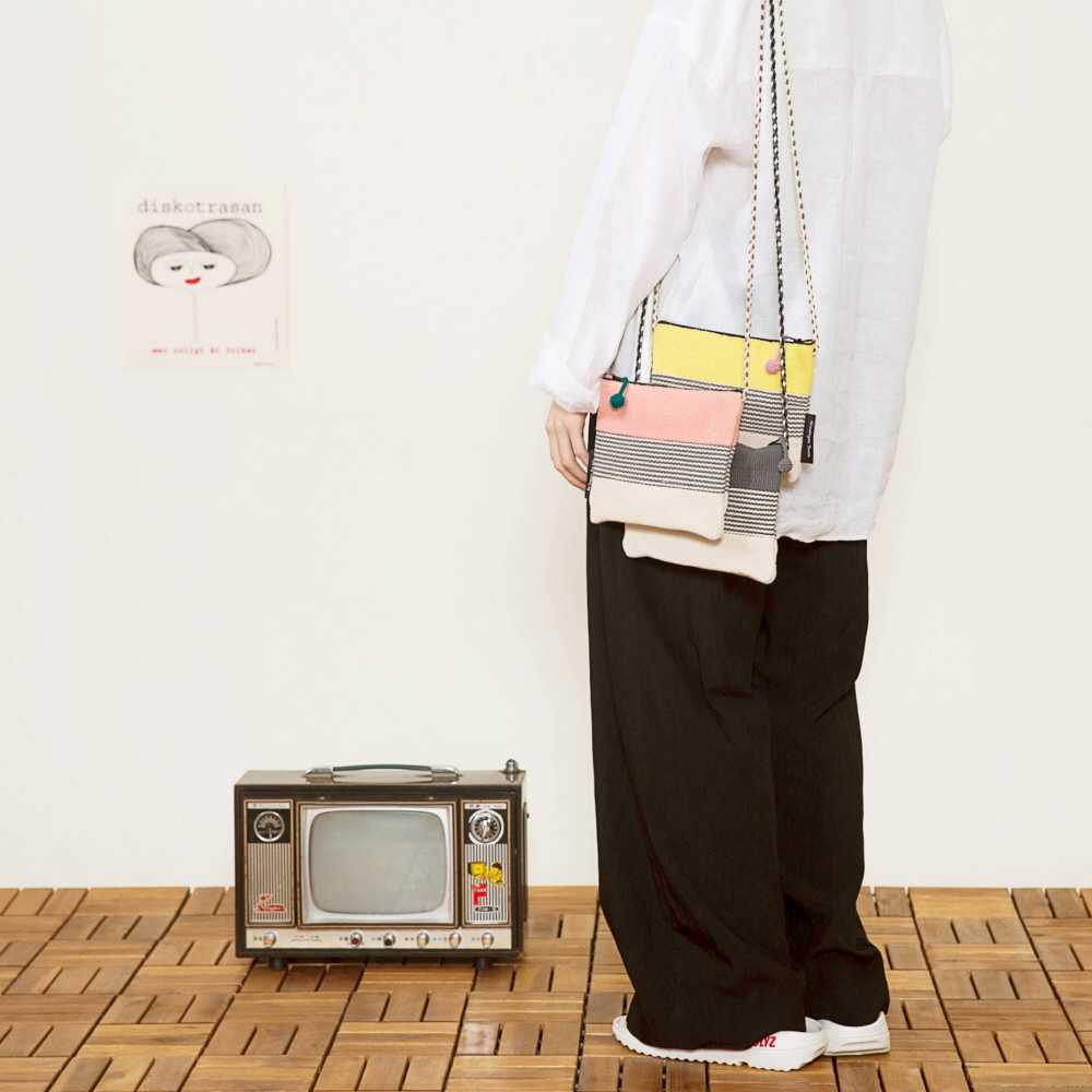 미니 크로스백 3단 패치워크 스몰 사코슈백 크로스백 추천 가방 활용법