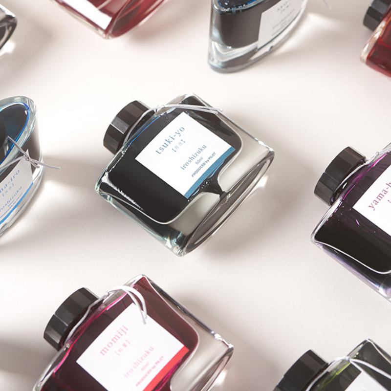 파이롯트 이로시주쿠 병 잉크 50ml 딥펜 캘리그라피 만년필 입문용 : Blueblack