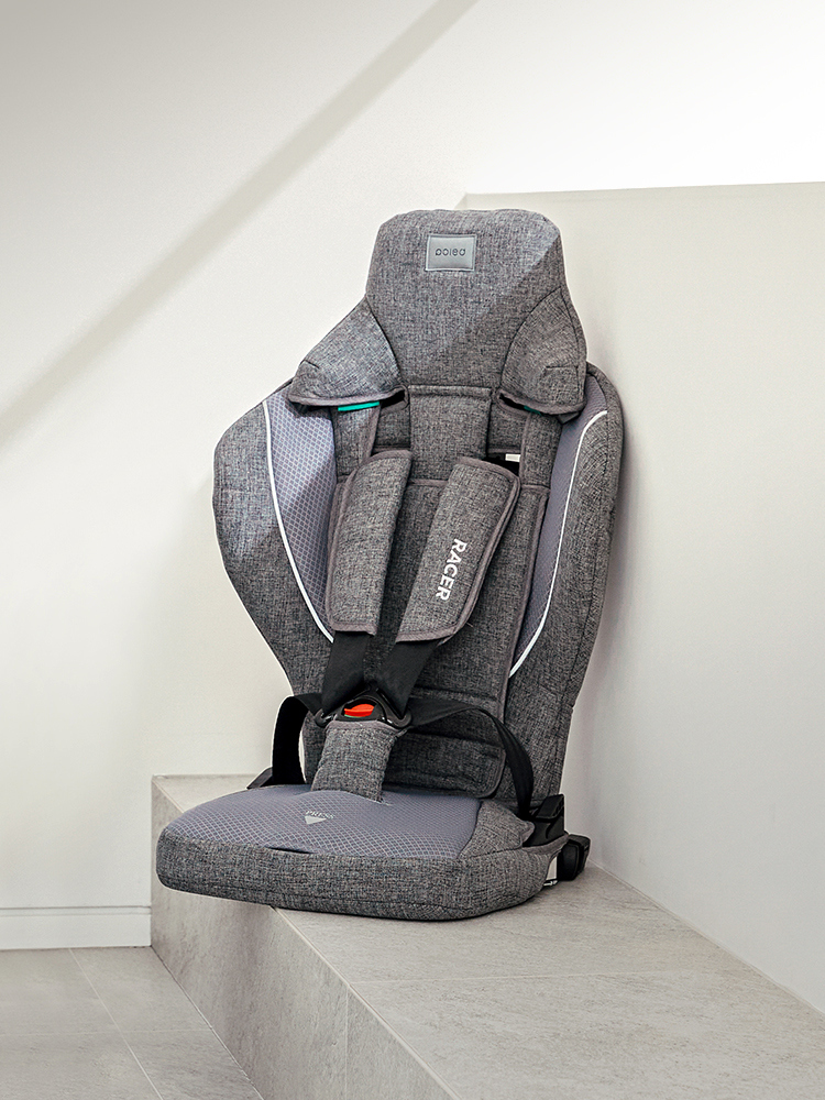 폴레드 레이서 휴대용 토들러 주니어 카시트 ISOFIX / 파우치+목베개