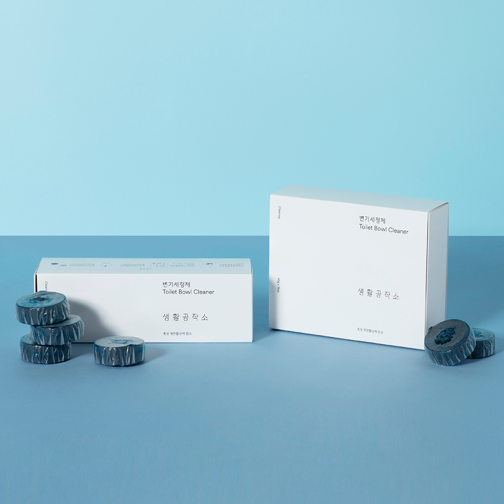 생활공작소 변기 세정제 40g 16개