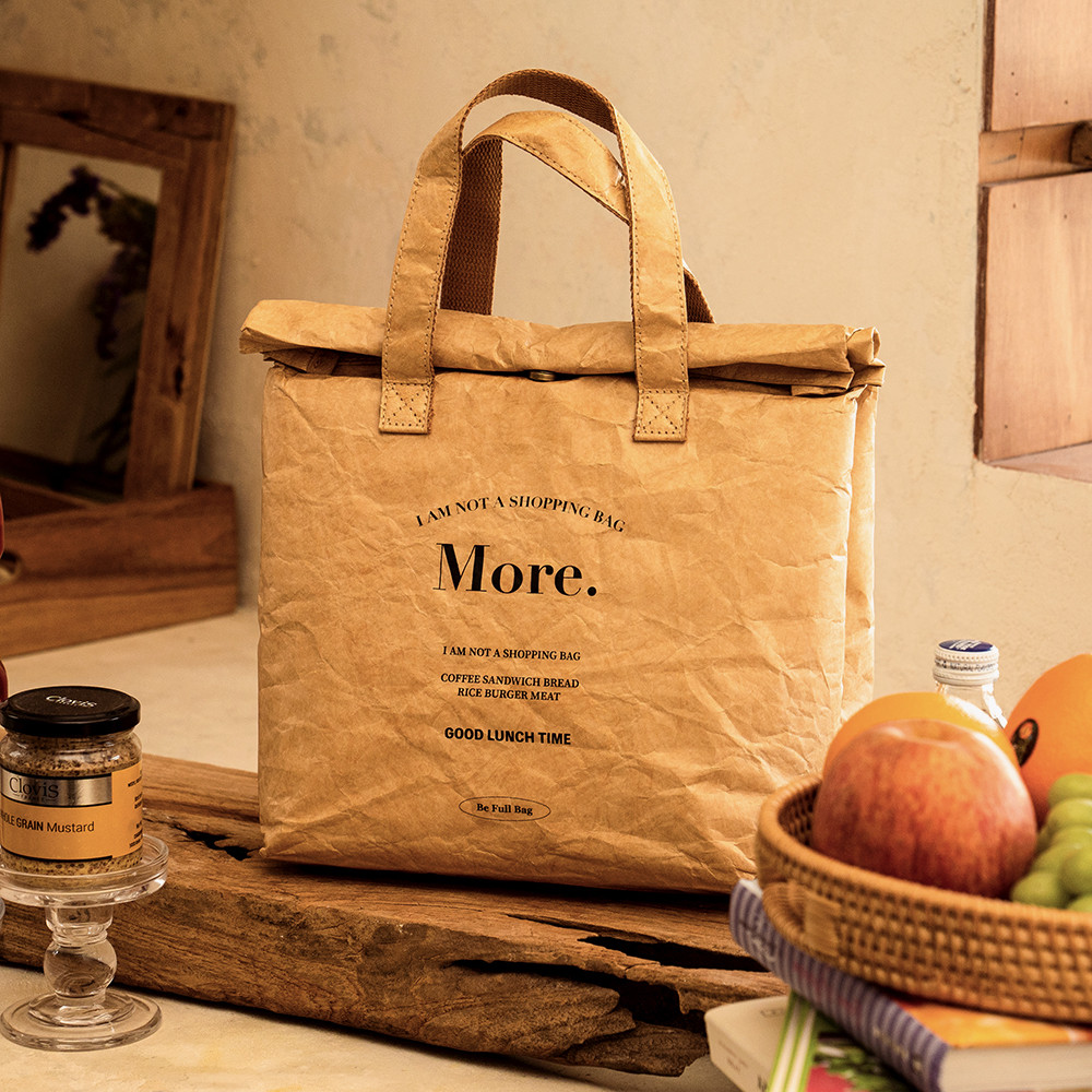 모어모르 보냉백 웜베이지 미니 보냉가방 보온 캠핑 피크닉 쿨러백