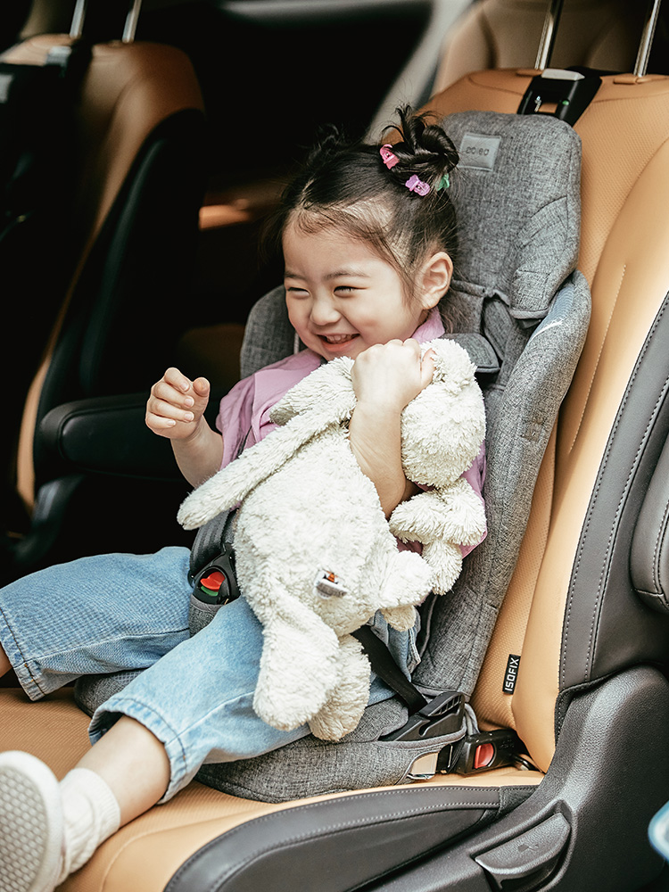 폴레드 레이서 휴대용 토들러 주니어 카시트 ISOFIX / 파우치+목베개