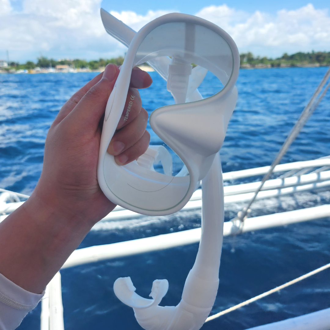 올팜 소프트 스노쿨링 마스크 스노클링장비 프리다이빙 스노클물안경 상세 이미지 3