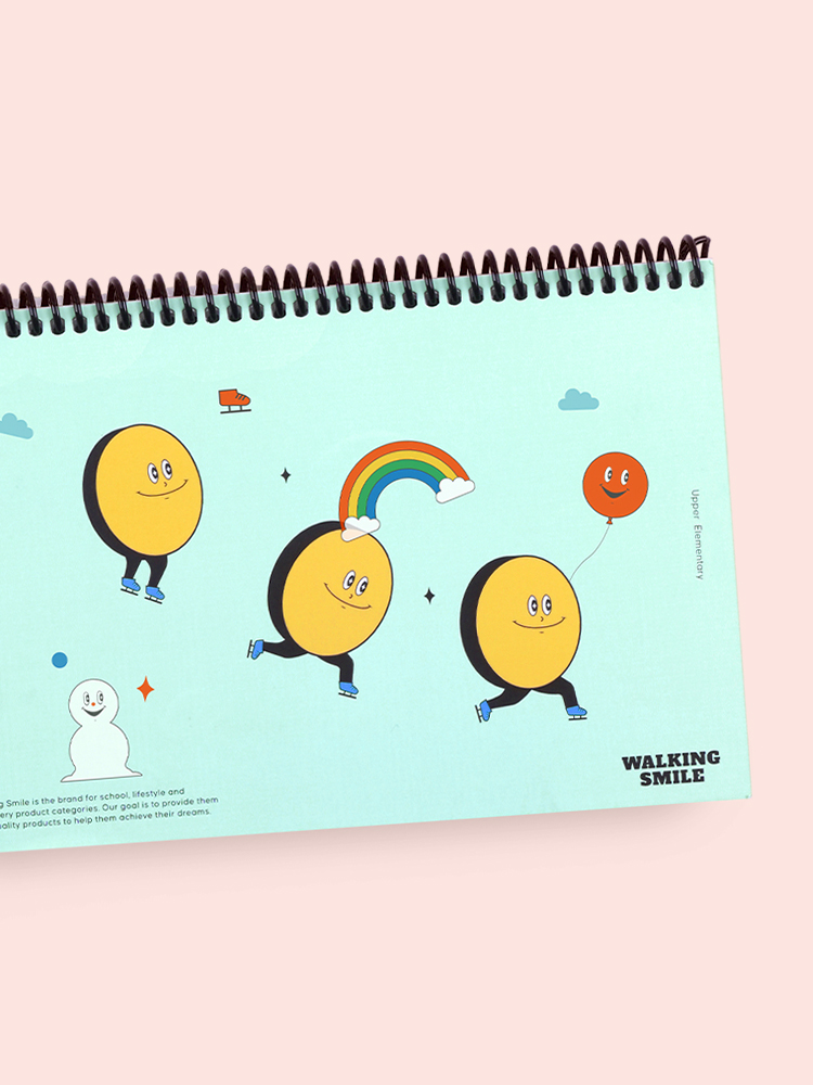 리훈 워킹스마일 초등학생 스터디플래너 일일 생활계획표 저학년 시간관리 플래너