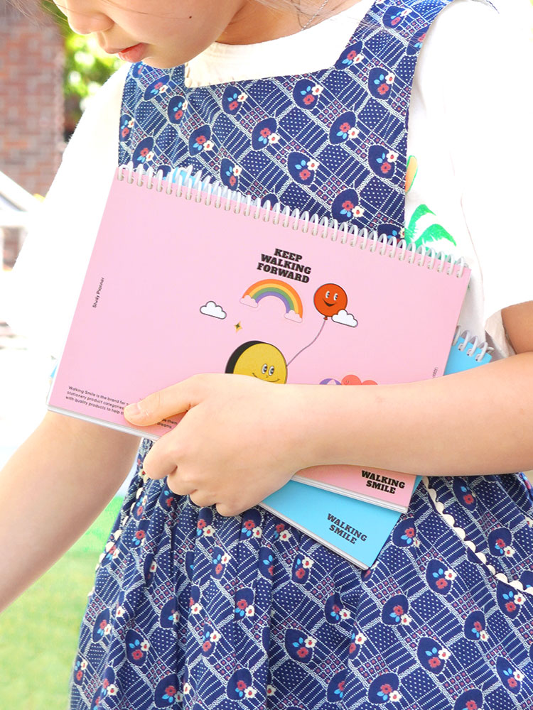 리훈 워킹스마일 초등학생 스터디플래너 일일 생활계획표 저학년 시간관리 플래너