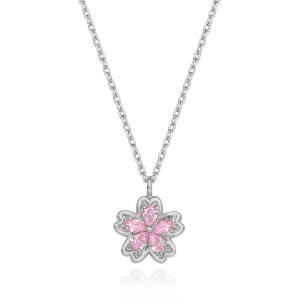 폴브리알 쁘띠 체리블라썸 목걸이 벚꽃 꽃 플라워 봄 PUBN0292 이미지 7