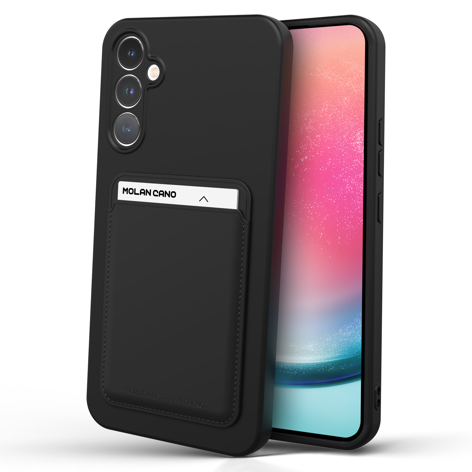 갤럭시 A165 팬시 카드 포켓 젤리 케이스 레드 - 상세 이미지 2