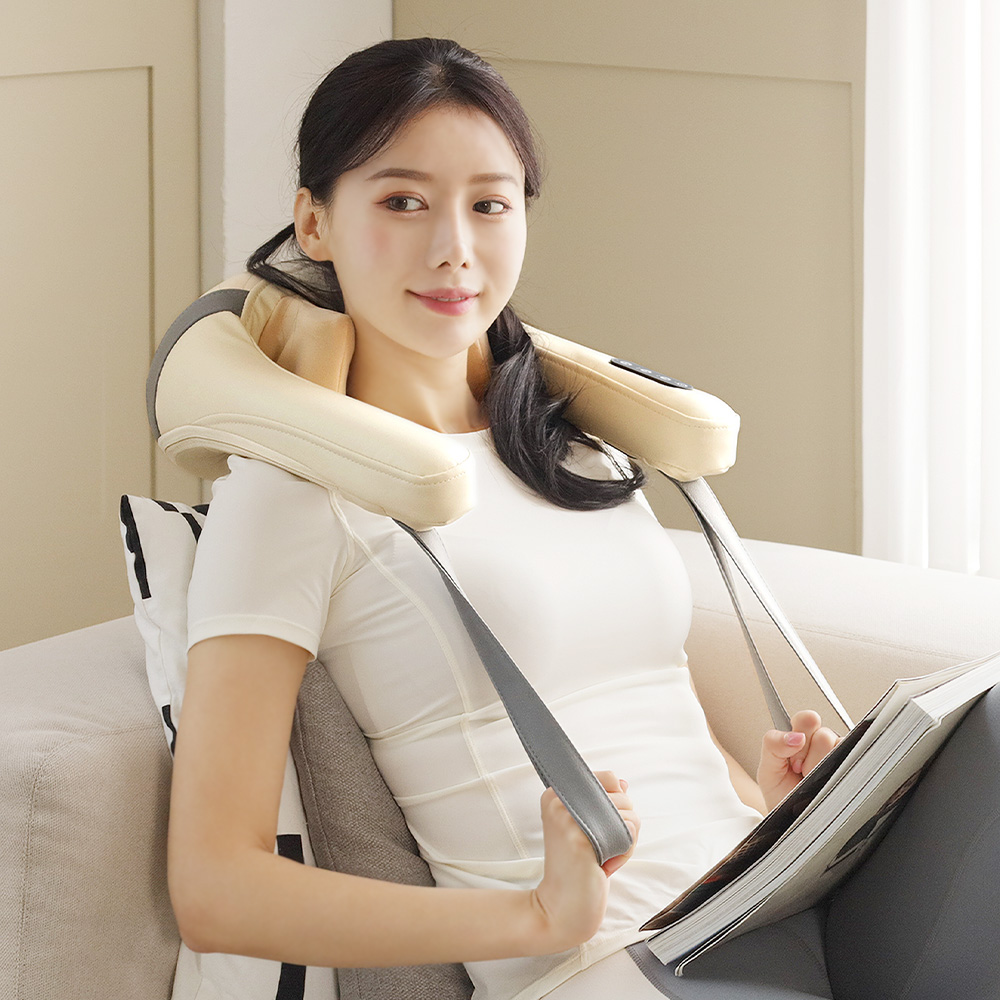 포유넥 무선 온열 목 어깨 승모근 마사지기 MVP-705 이미지 6