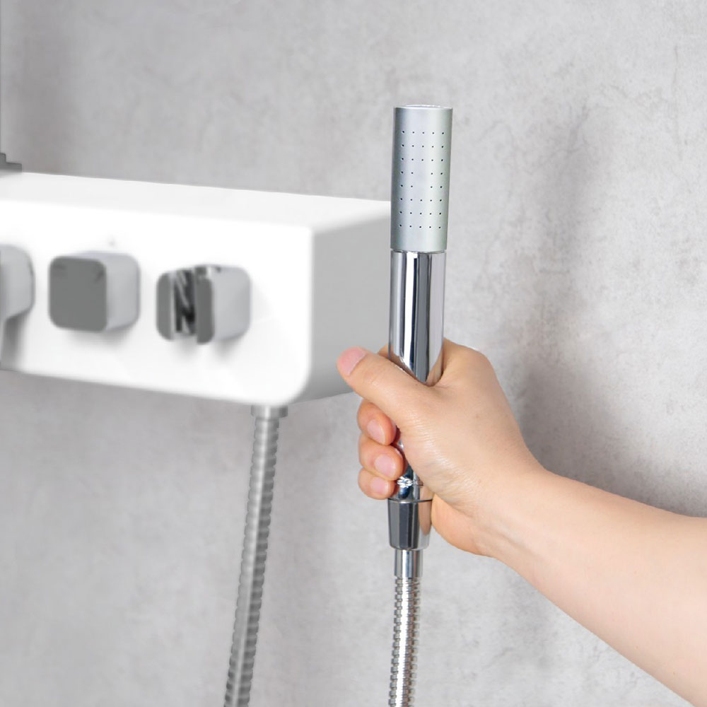 세비앙 무광 크롬 디자인 스틱형 핸드 샤워기헤드 AHS041C