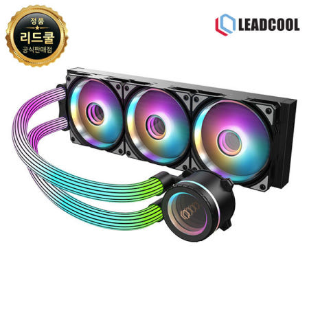 리드쿨 LEADCOOL SU LTC-360 ARGB 수냉쿨러 (블랙)