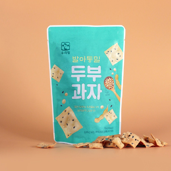 우리밀 발아통밀 두부과자 1박스(100gX30개입)[서울샵] - 상세 이미지 2