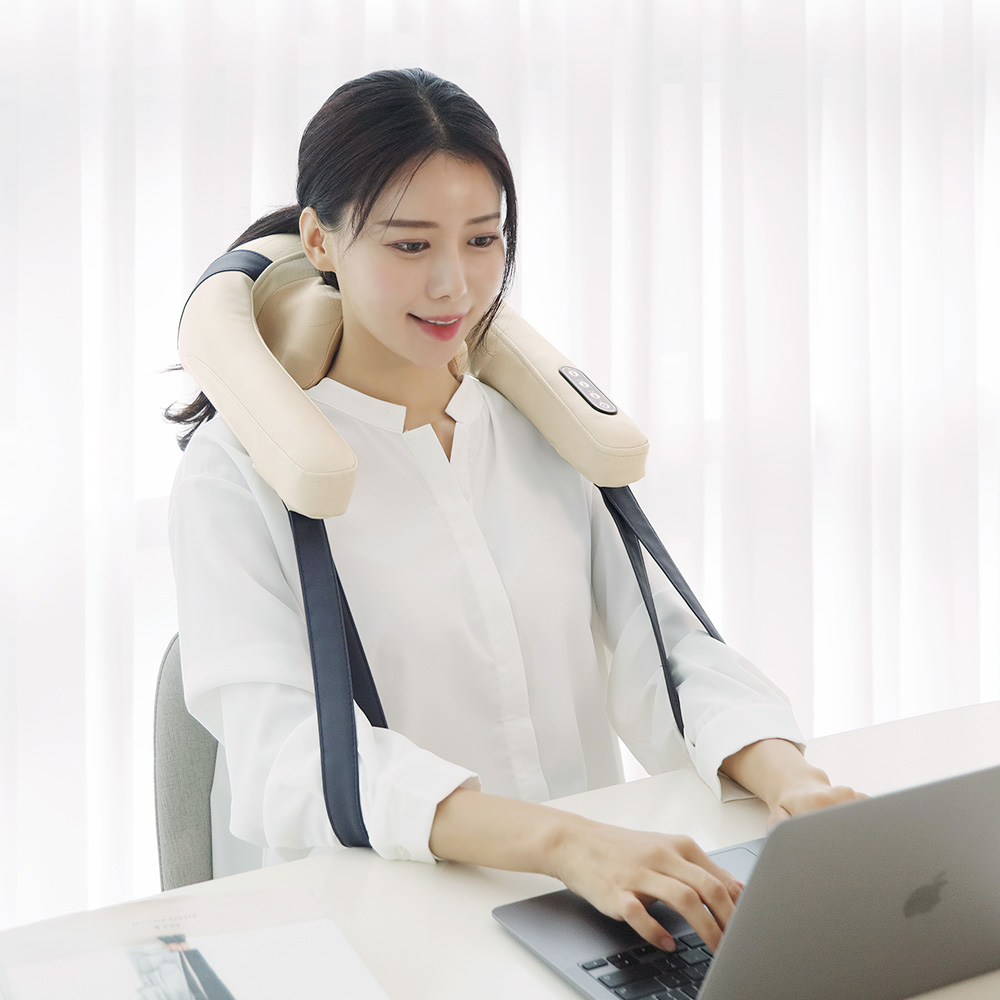 포유넥 무선 온열 목 어깨 승모근 마사지기 MVP-705 - 상세 이미지 4