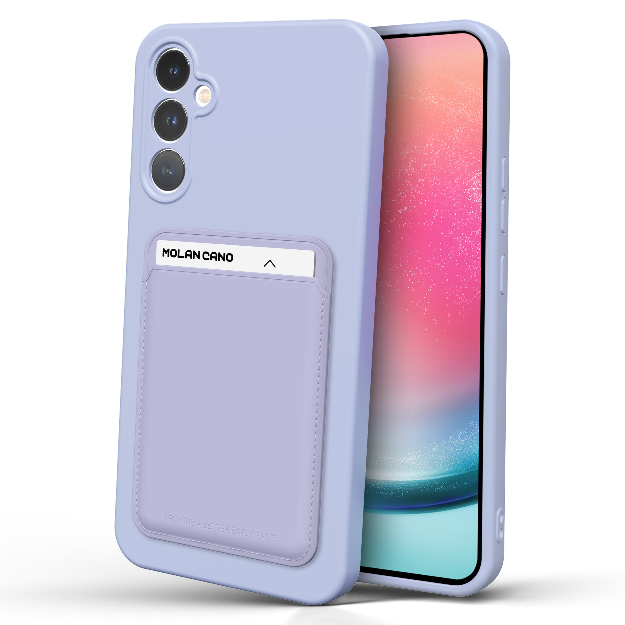 갤럭시 A165 팬시 카드 포켓 젤리 케이스 레드 - 상세 이미지 4